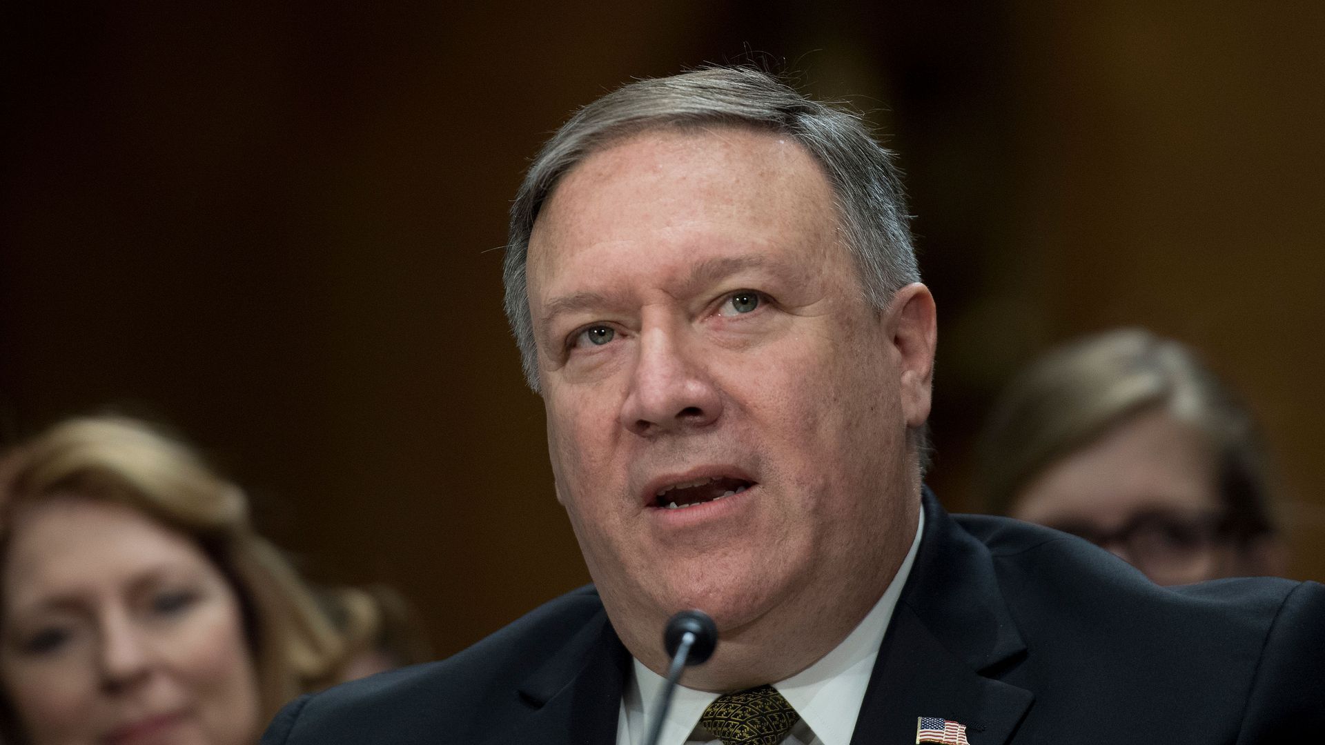 Mike Pompeo testifying