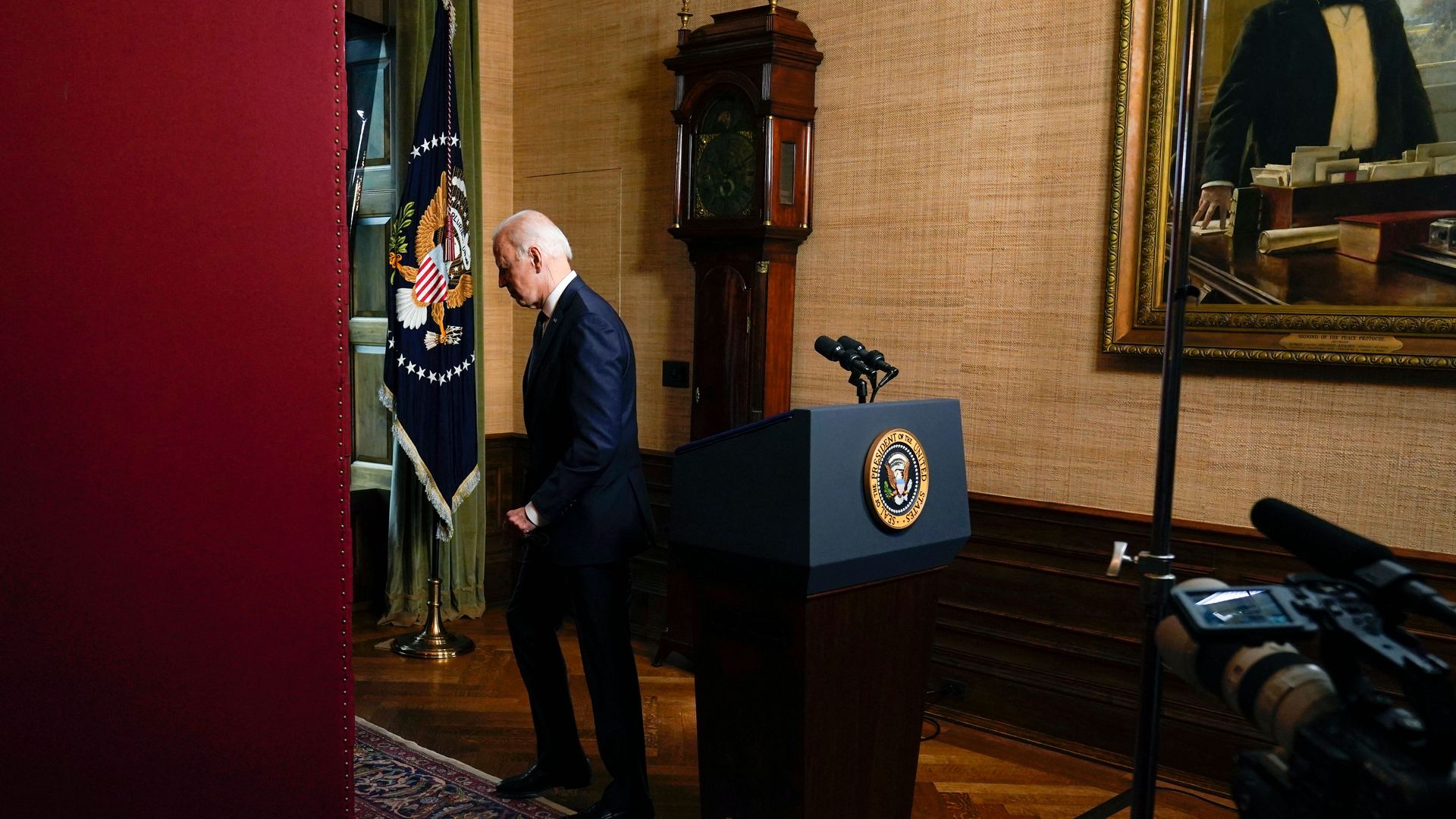 Joe Biden walking