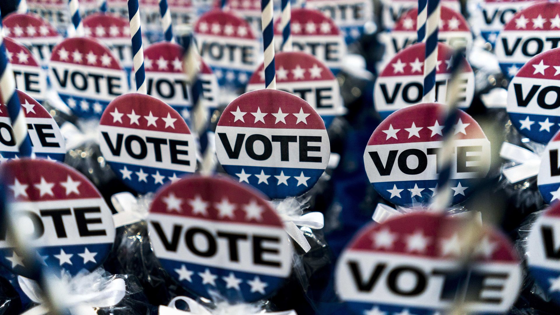 Vote buttons in rows.