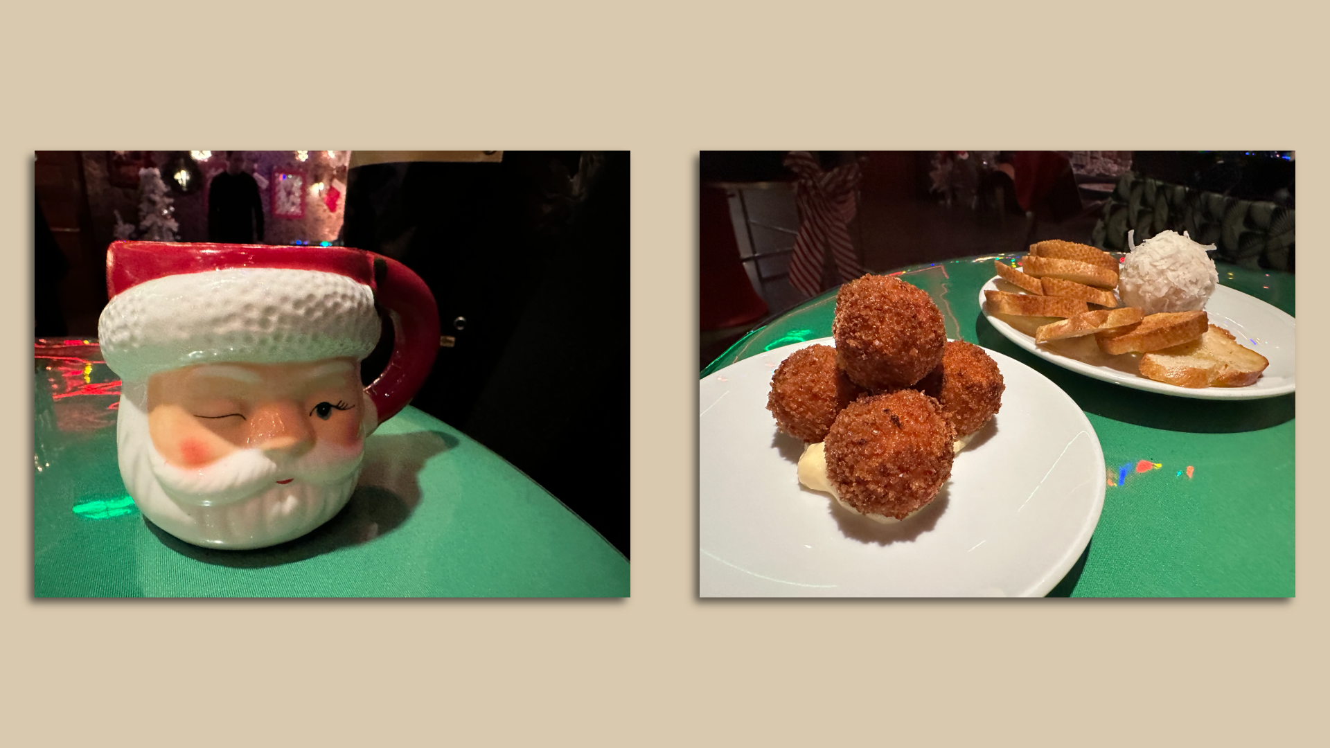 photos of drink and food