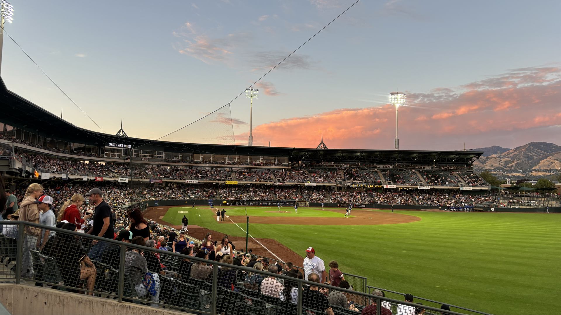 Salt Lake Bees stadium.