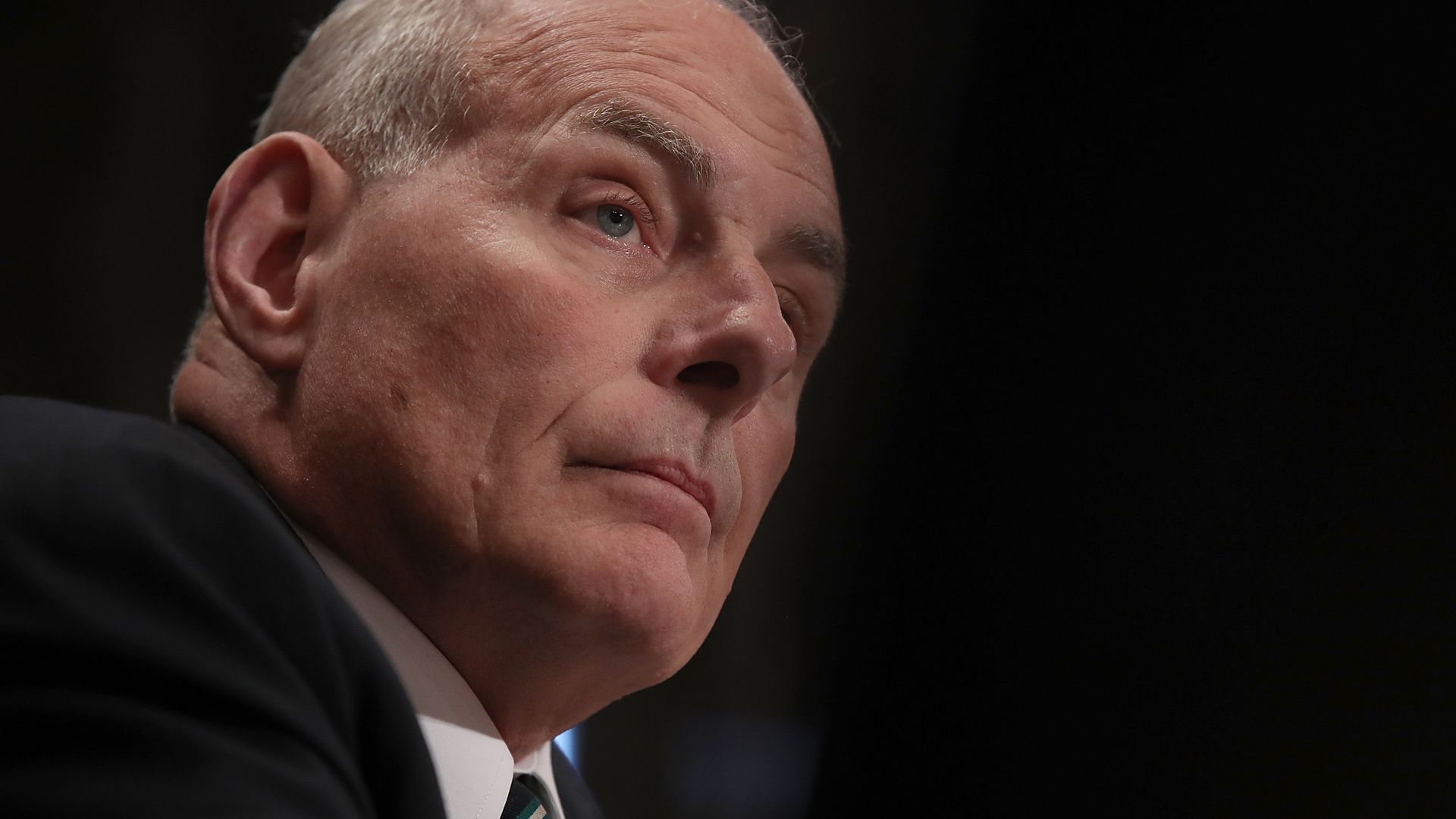 Close up of John Kelly