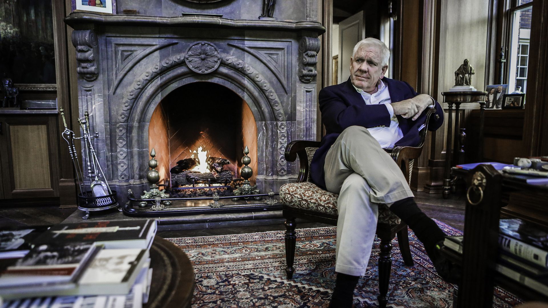 A photo of Harlan Crow at Old Parkland