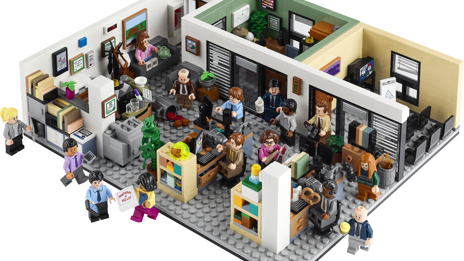 Lego's 1,164-piece set of "The Office" faithfully recreates Dunder Mifflin Scranton