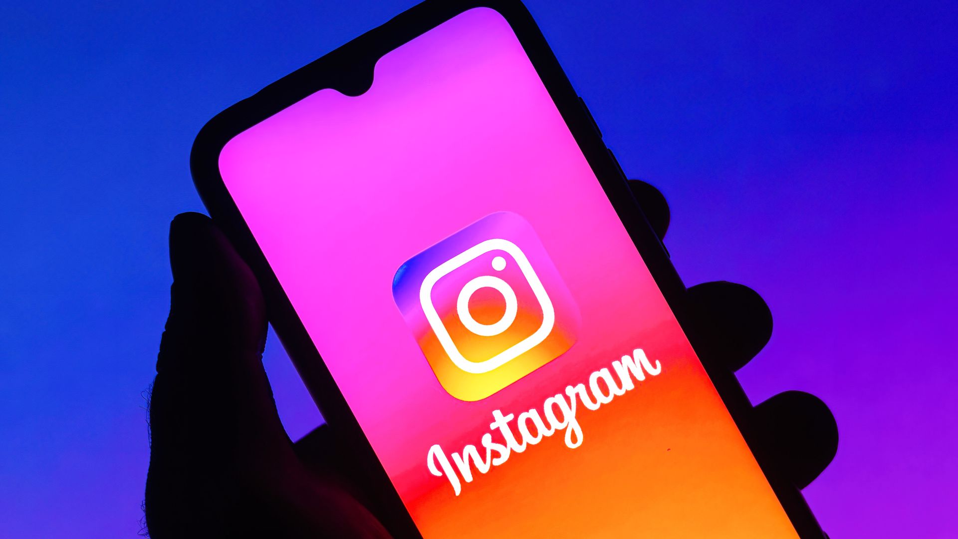 Instagram logo.