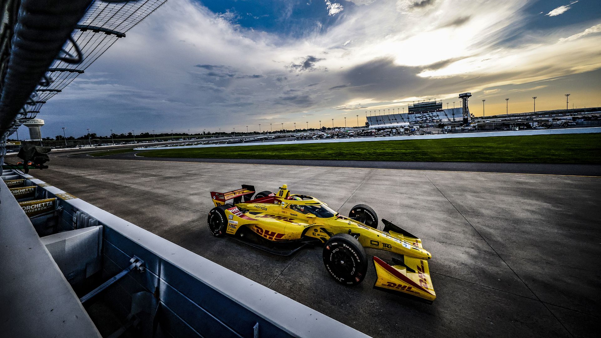 Alex Palou, Chip Ganassi Racing Honda during the INTT INDYCAR Series Borchetta Bourbon Music City Grand Prix at Nashville Superspeedway on July 18, 2026 in Lebanon, Tennessee.