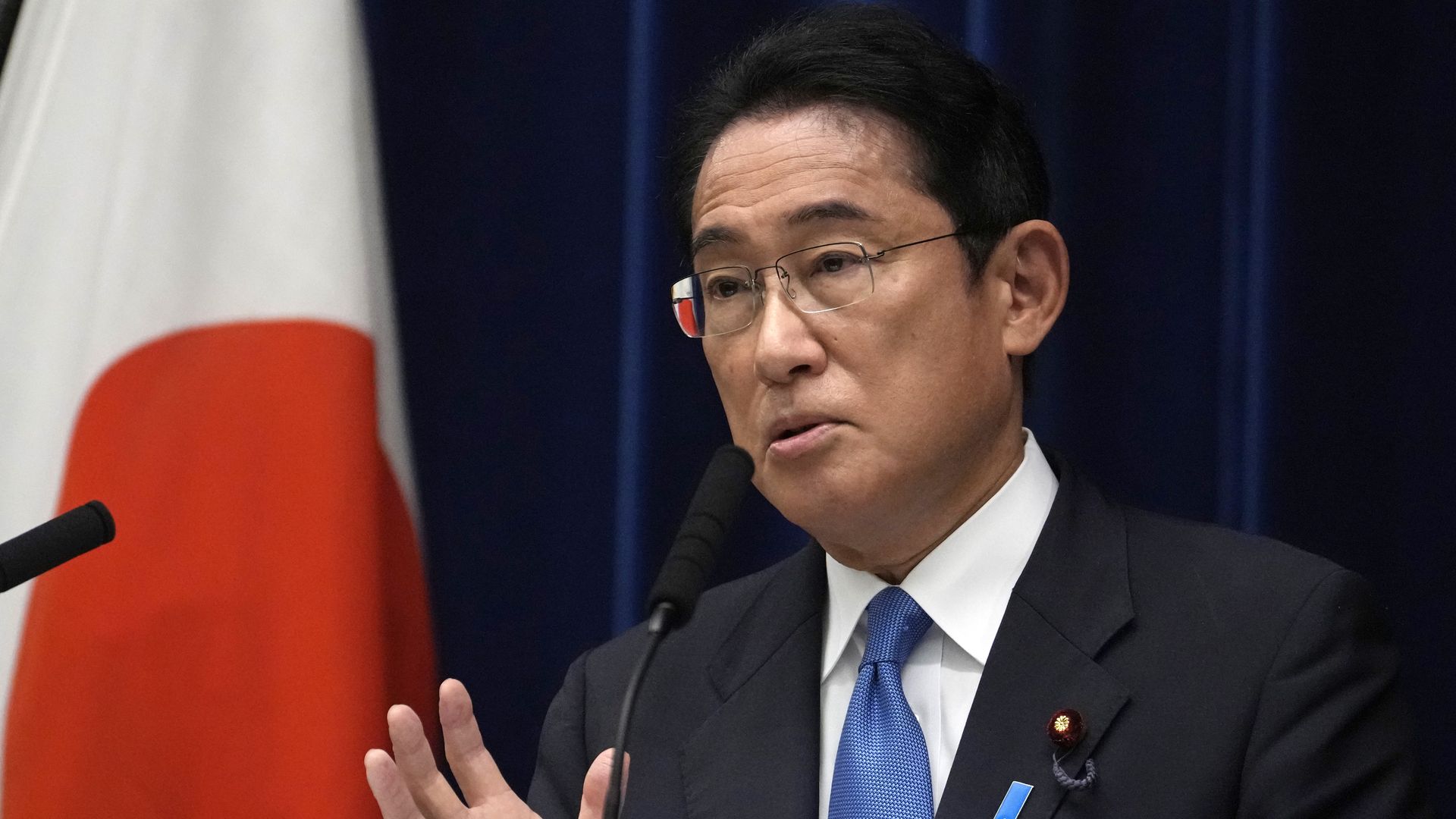 Japan's Prime Minister Fumio Kishida 