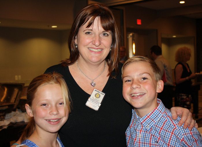 Colleen with Kids