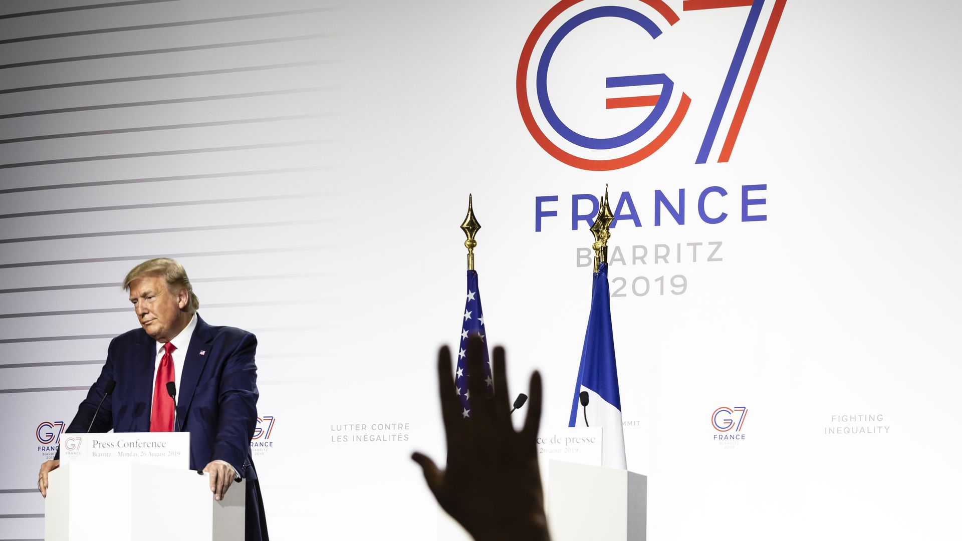 Trump at the G7.