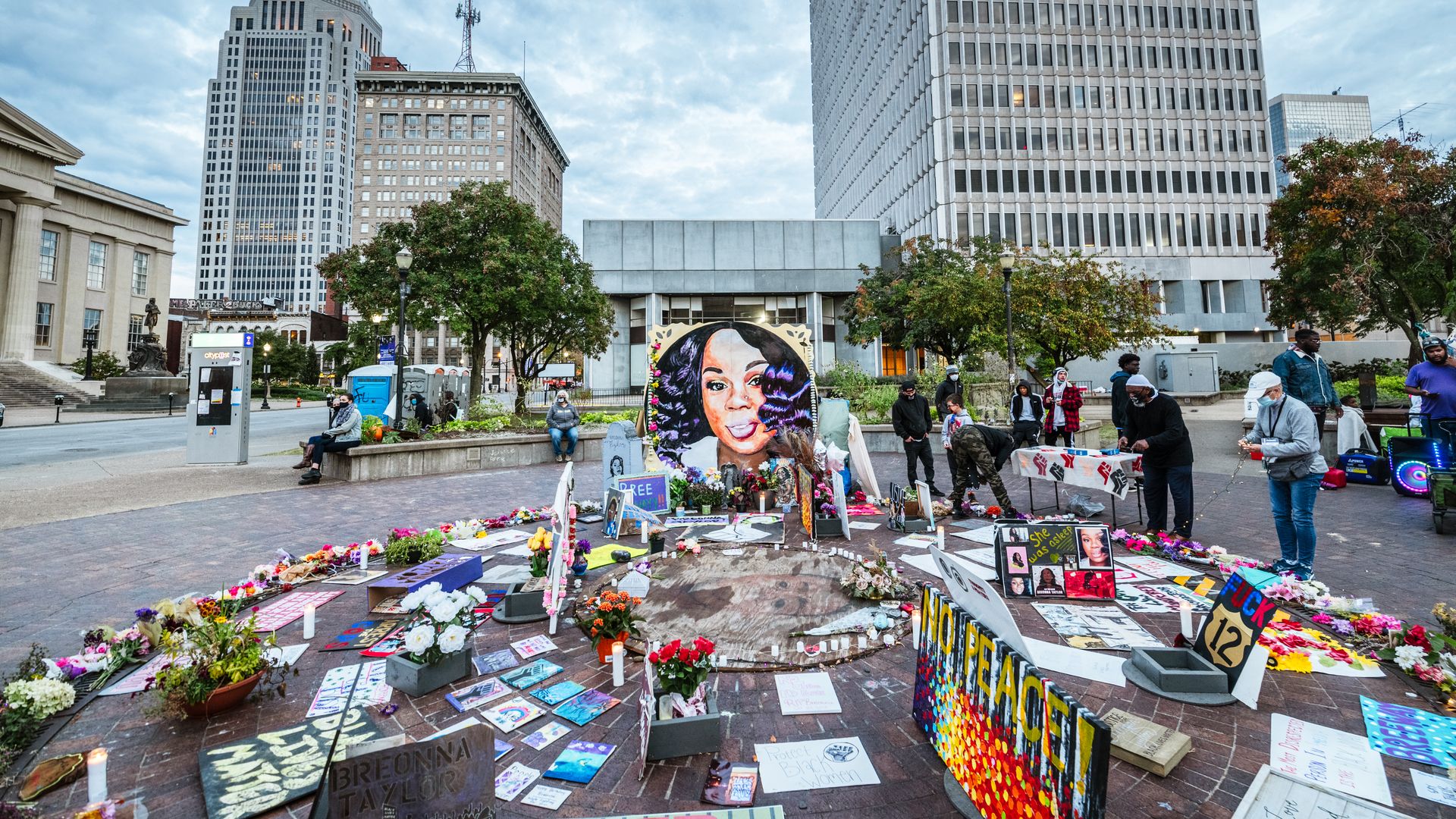 Memorial for Breonna Taylor