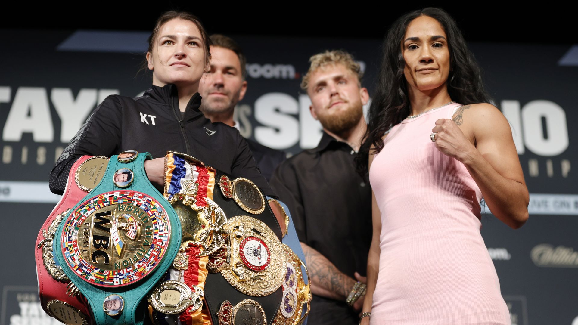 Katie Taylor and Amanda Serrano