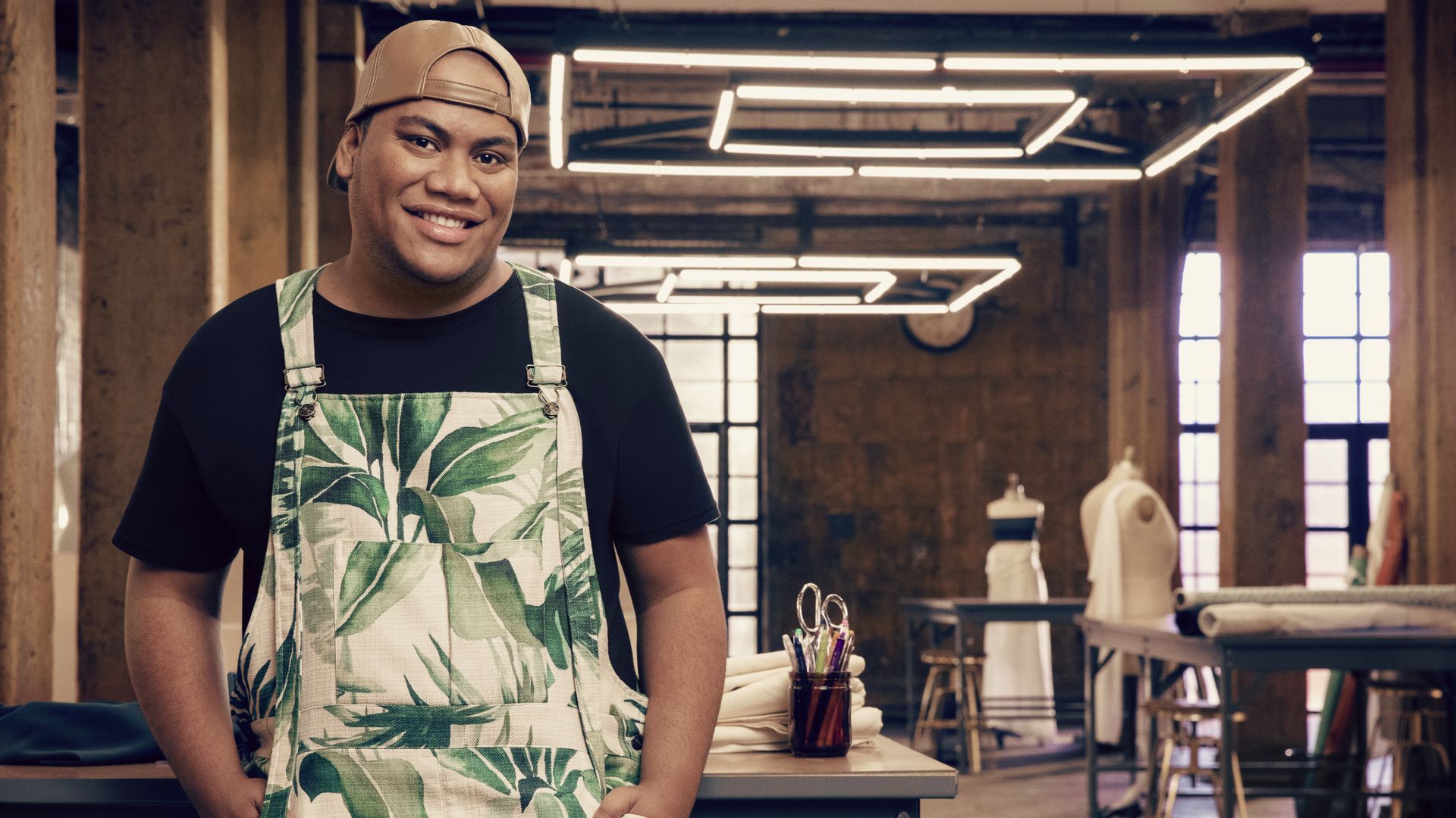 Arthur Folasa Ah Loo, pictured in a promo for Season 17 of Project Runway. Photo: Miller Mobley/Bravo/NBCU Photo Bank/NBCUniversal via Getty Images