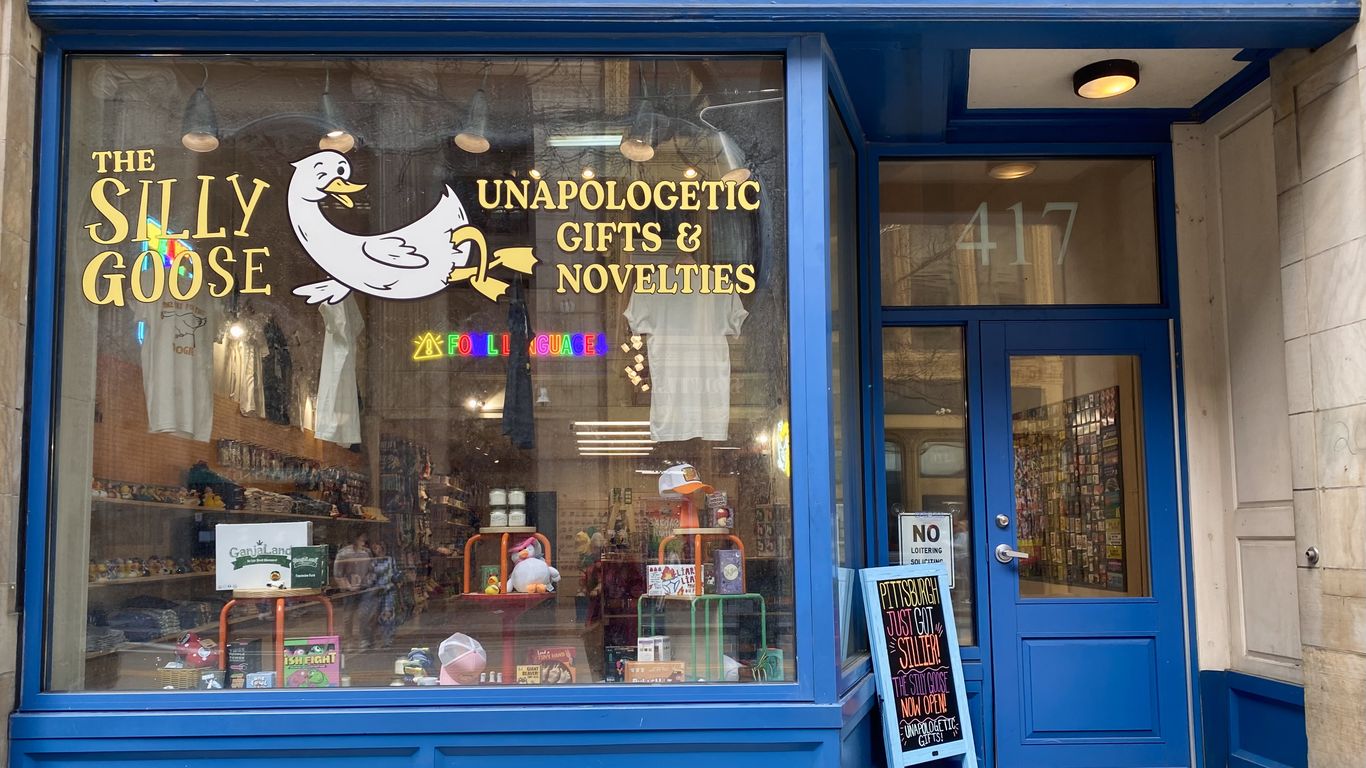 The Silly Goose gift shop opens in Downtown Pittsburgh - Axios Pittsburgh