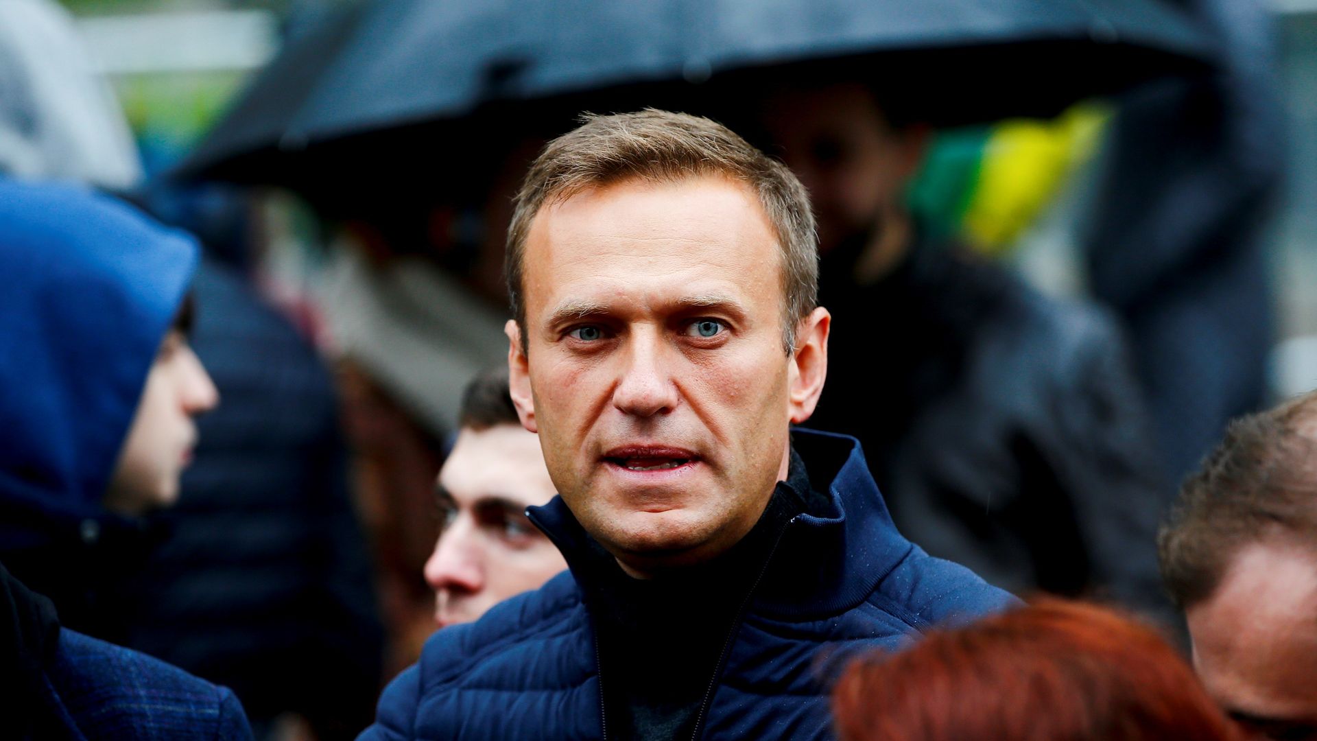 Russian opposition leader Alexei Navalny during a rally in Moscow, Russia, in September 2019.
