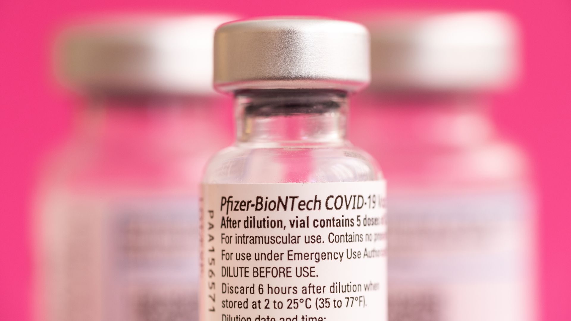 Pfizer vaccine vial