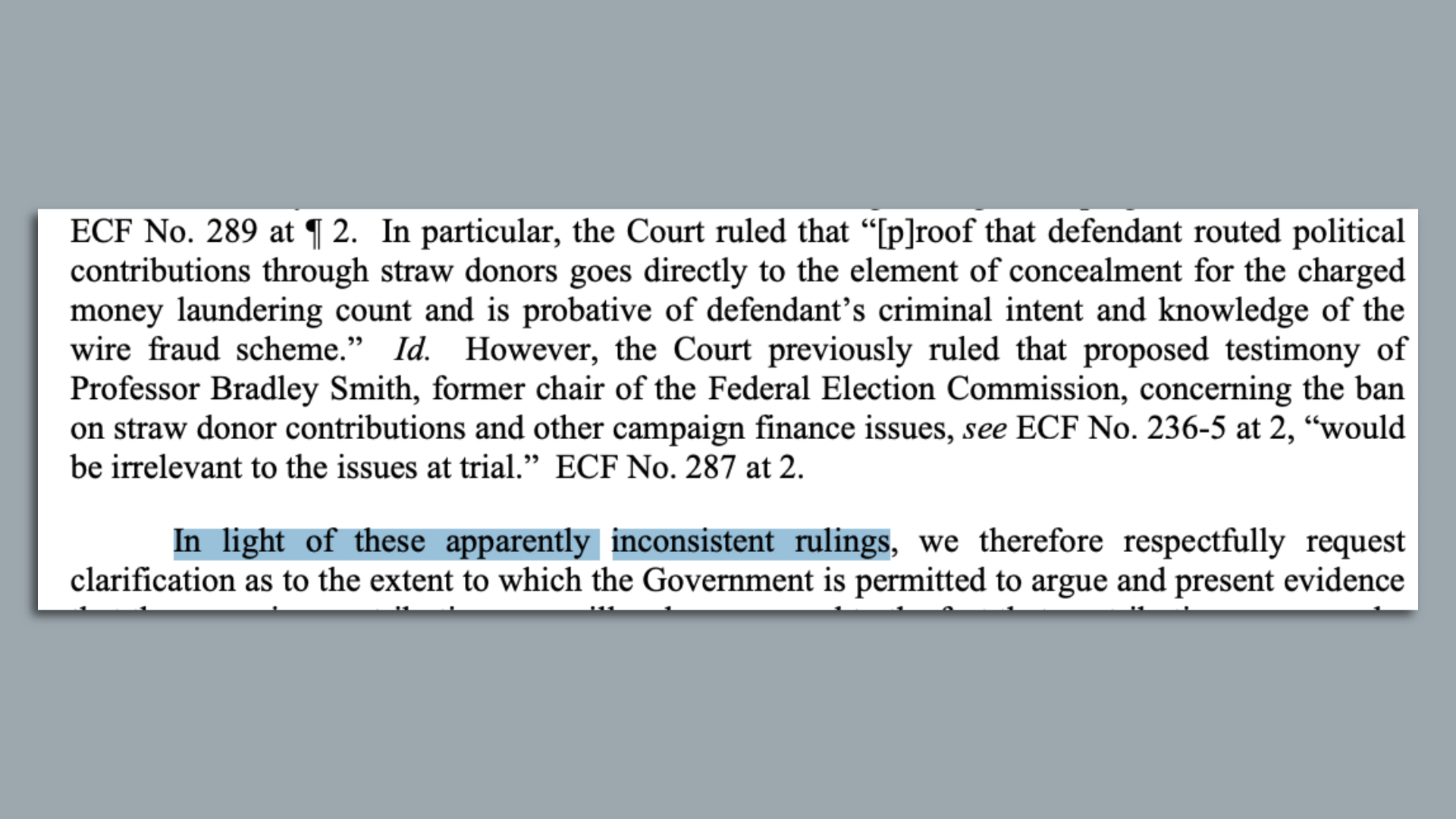 A screenshot from a legal filing