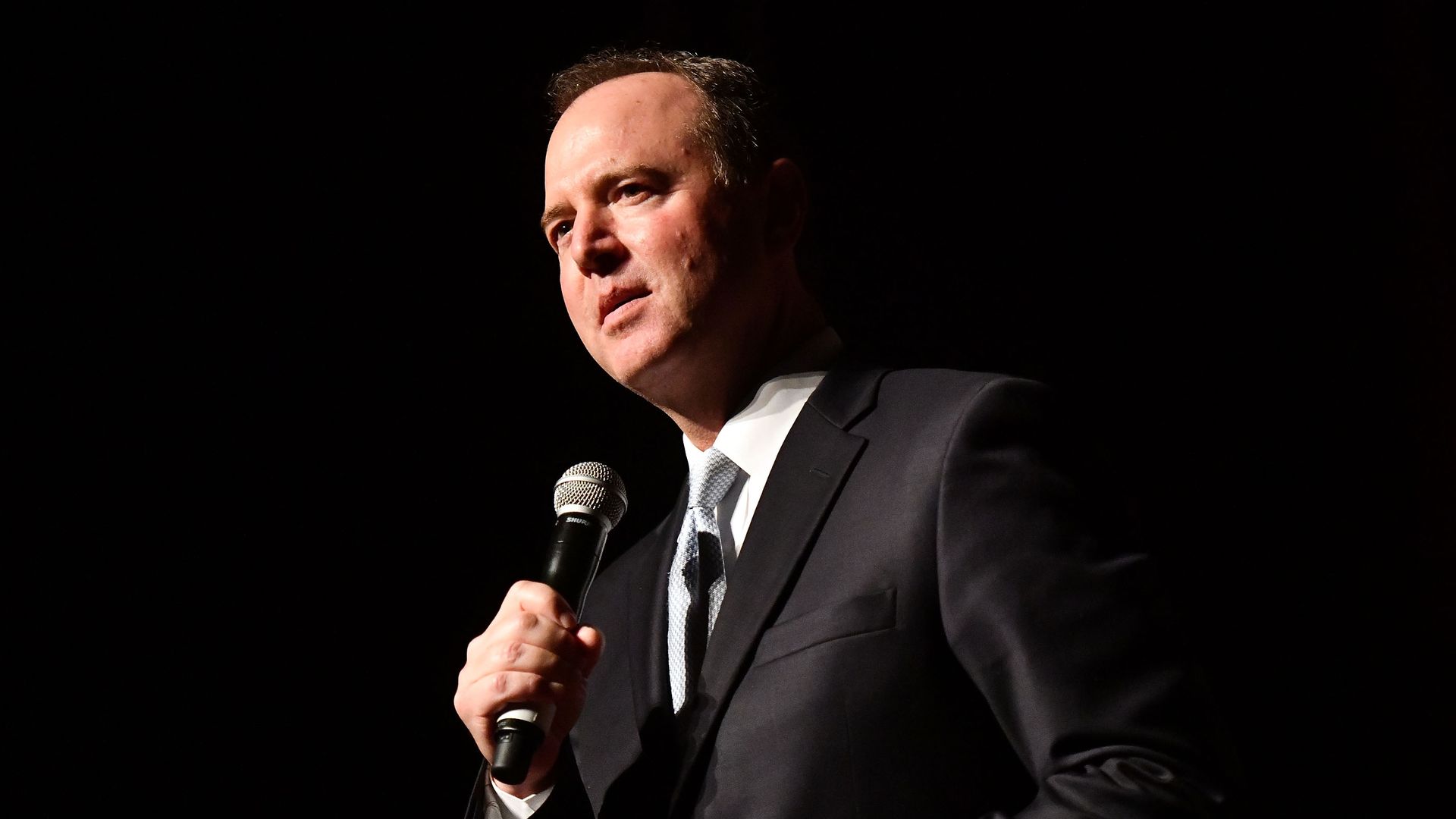  California Congressman Adam Schiff attends The Last Weekend Kickoff LA Presented by Swing Left at The Palace Theatre on November 1, 2018 in Los Angeles, California.