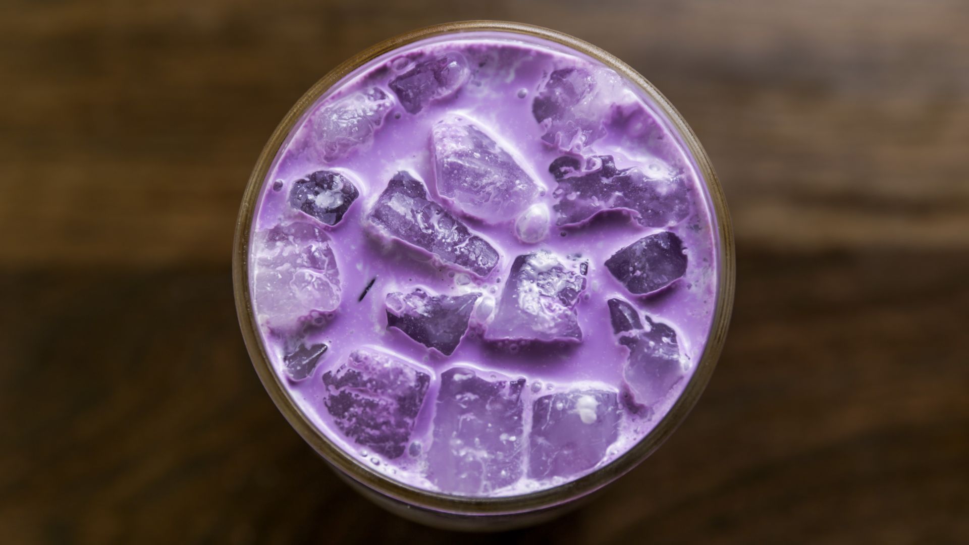 Photo of a purple drink