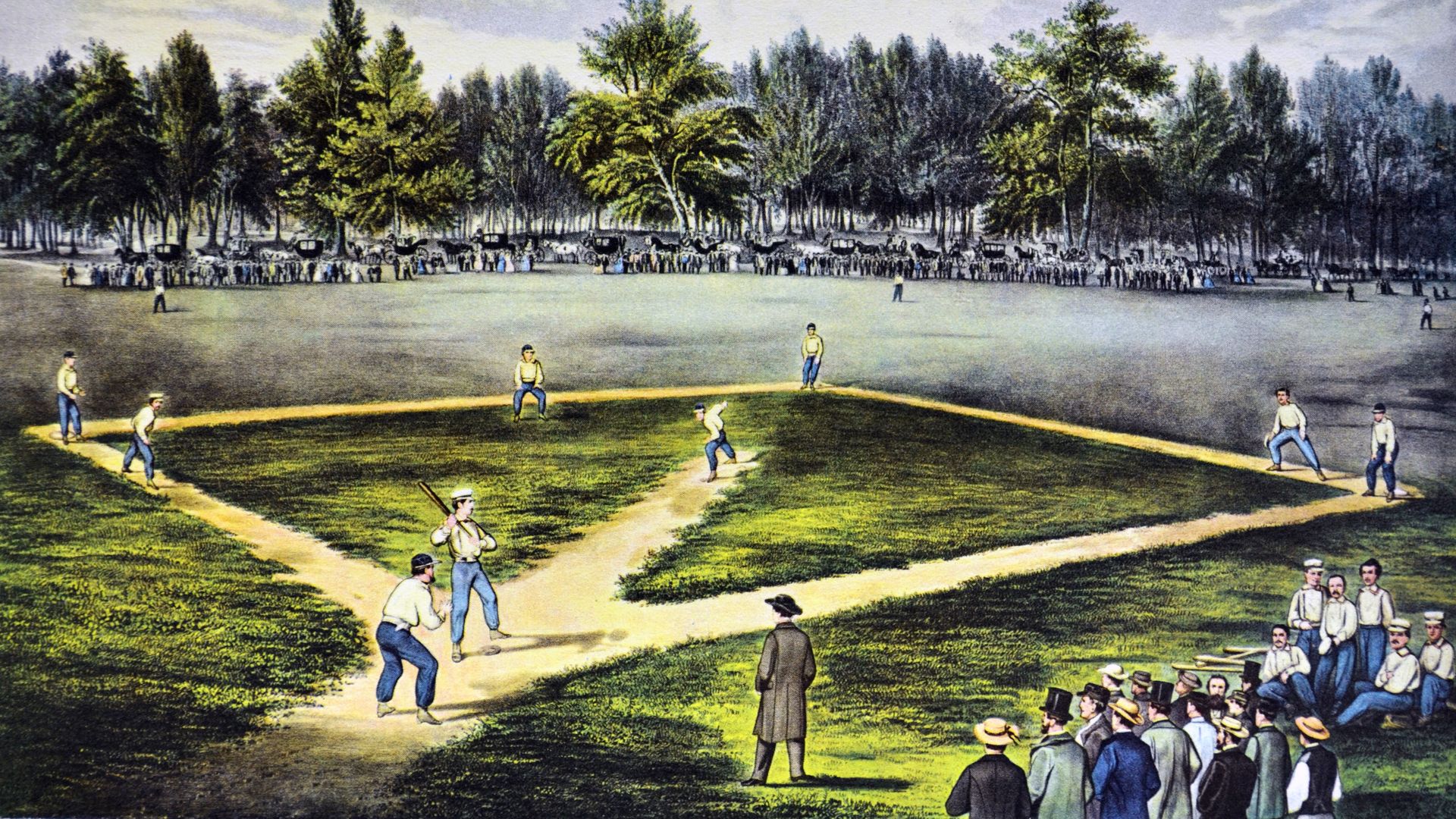 The story of Columbus' first baseball game - Axios Columbus