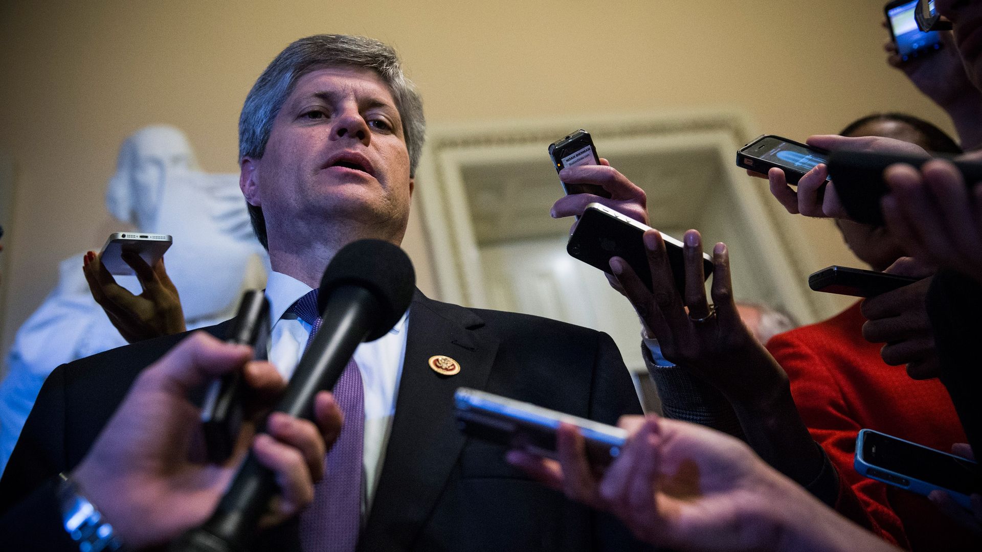 Rep. Jeff Fortenberry speaks to reporters at the Capitol