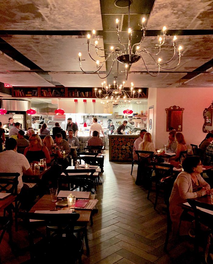 dining room at stagioni in charlotte