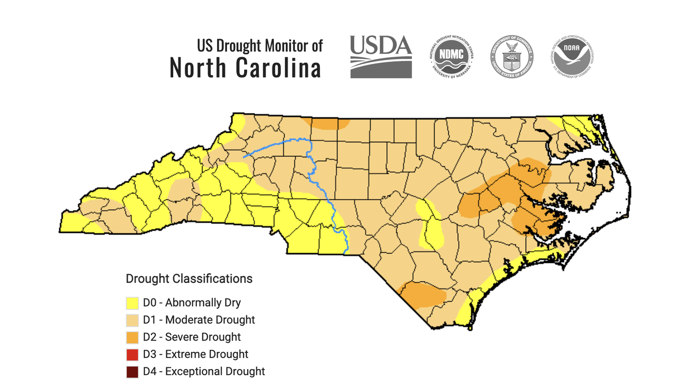 North Carolina drought worsens after dry June, and farmers are losing ...