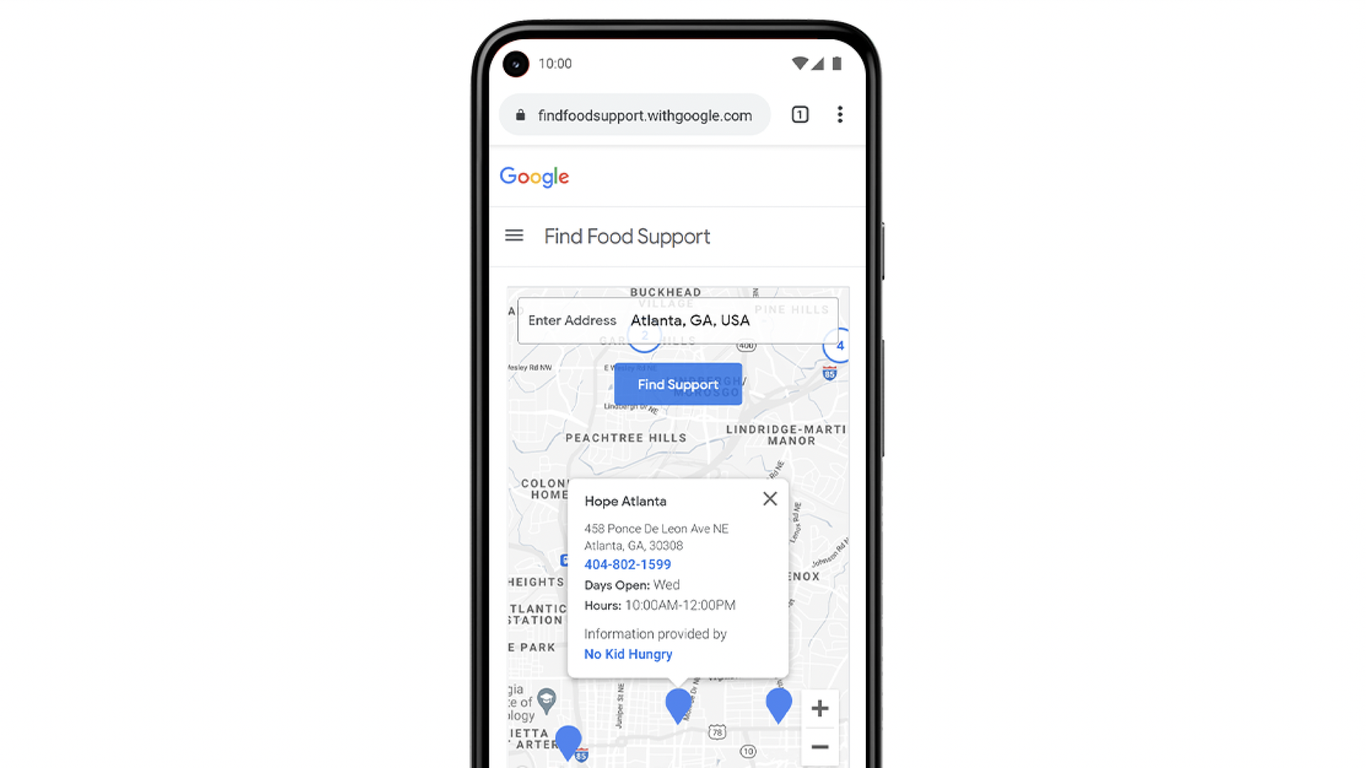 Google Maps adds info on nearby food pantries