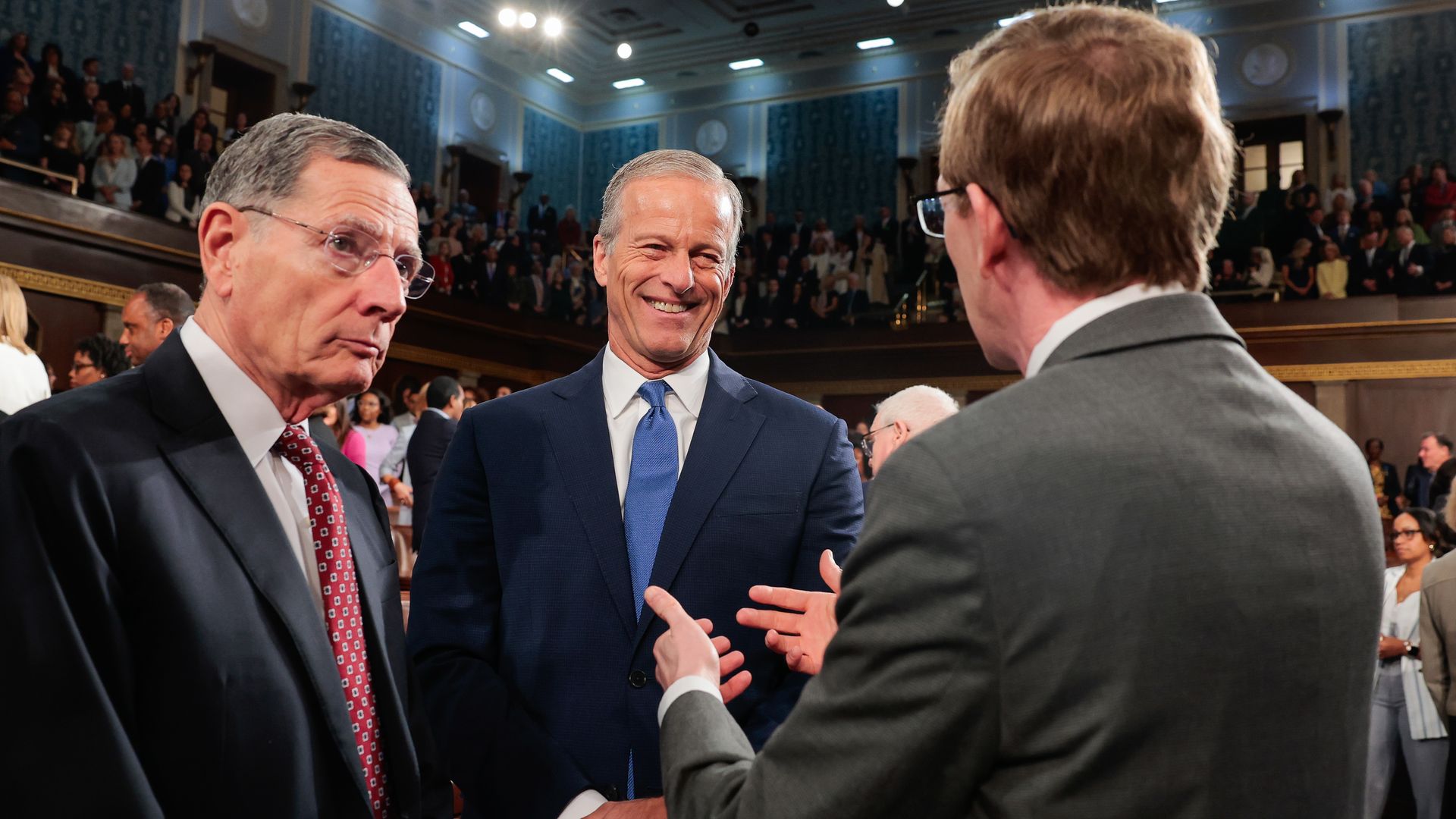 This is John Barrasso and John Thune