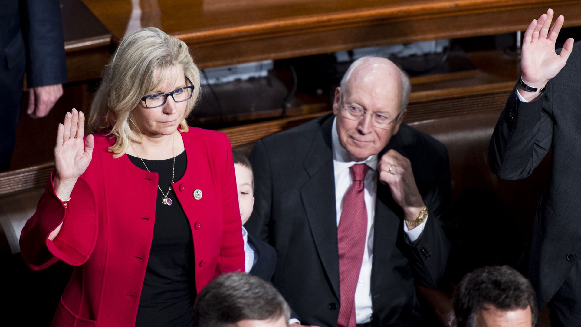 Former Vice President Dick Cheney and his daughter Rep. Liz Cheney