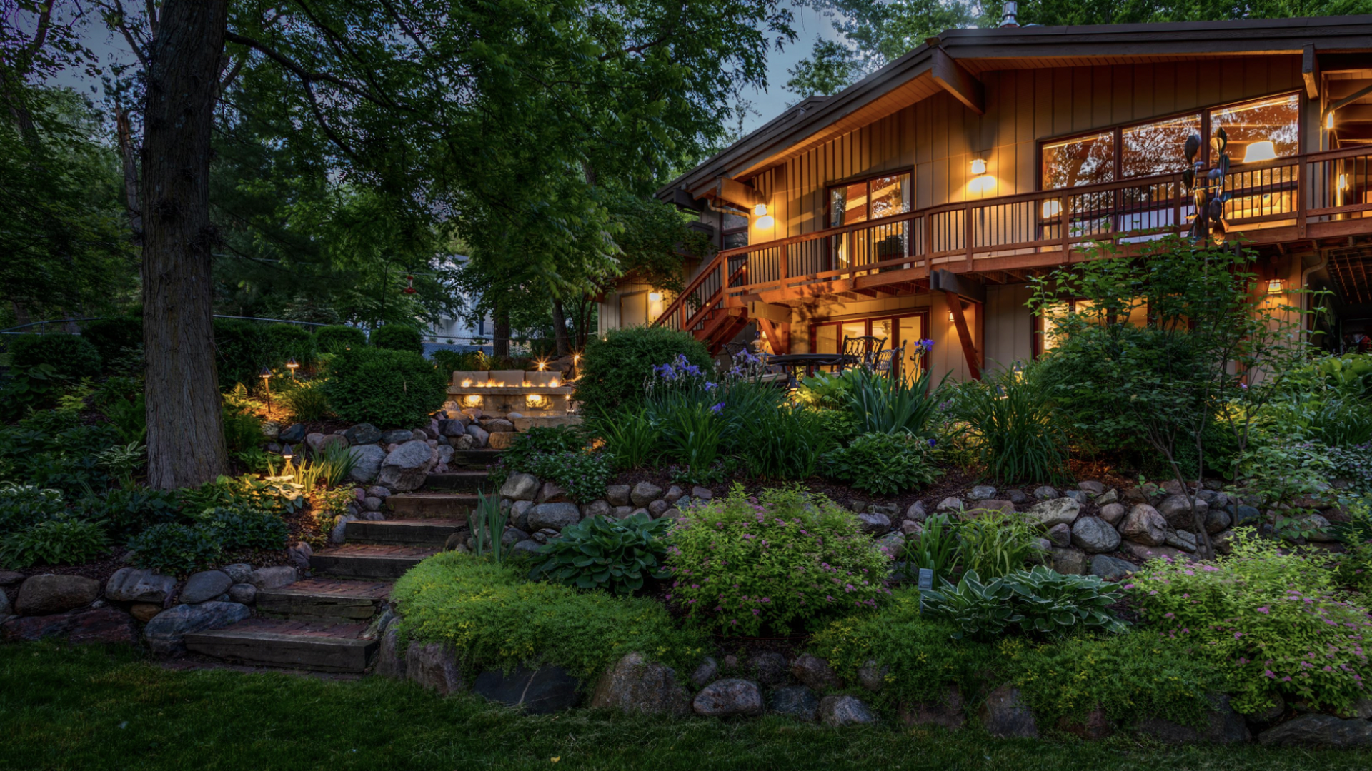 A private hideaway for sale in Des Moines by a private pond.