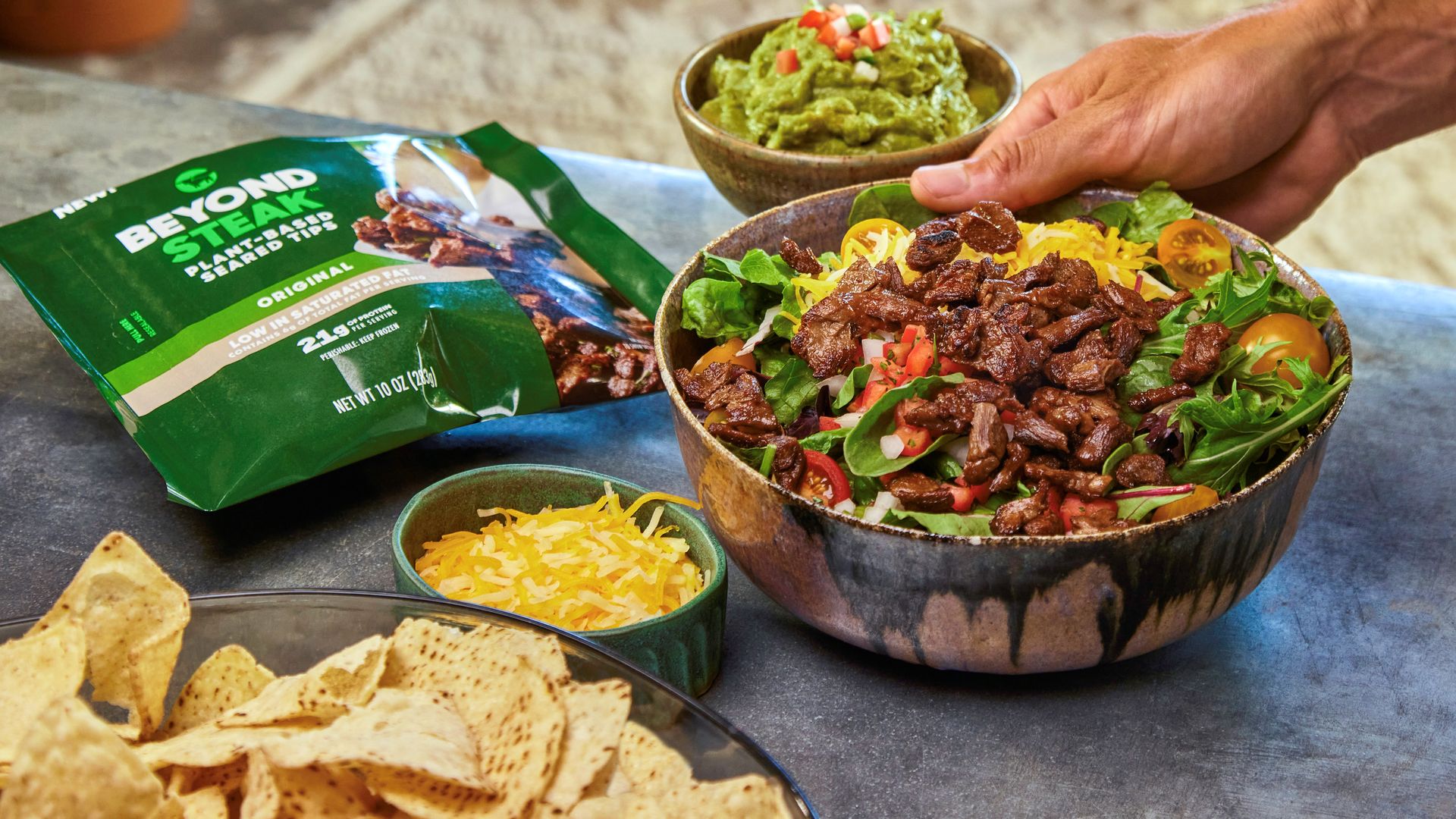 A bowl of vegetables and meat