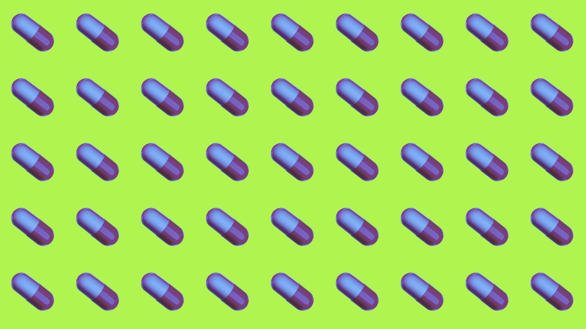 Illustration of a pattern of pills