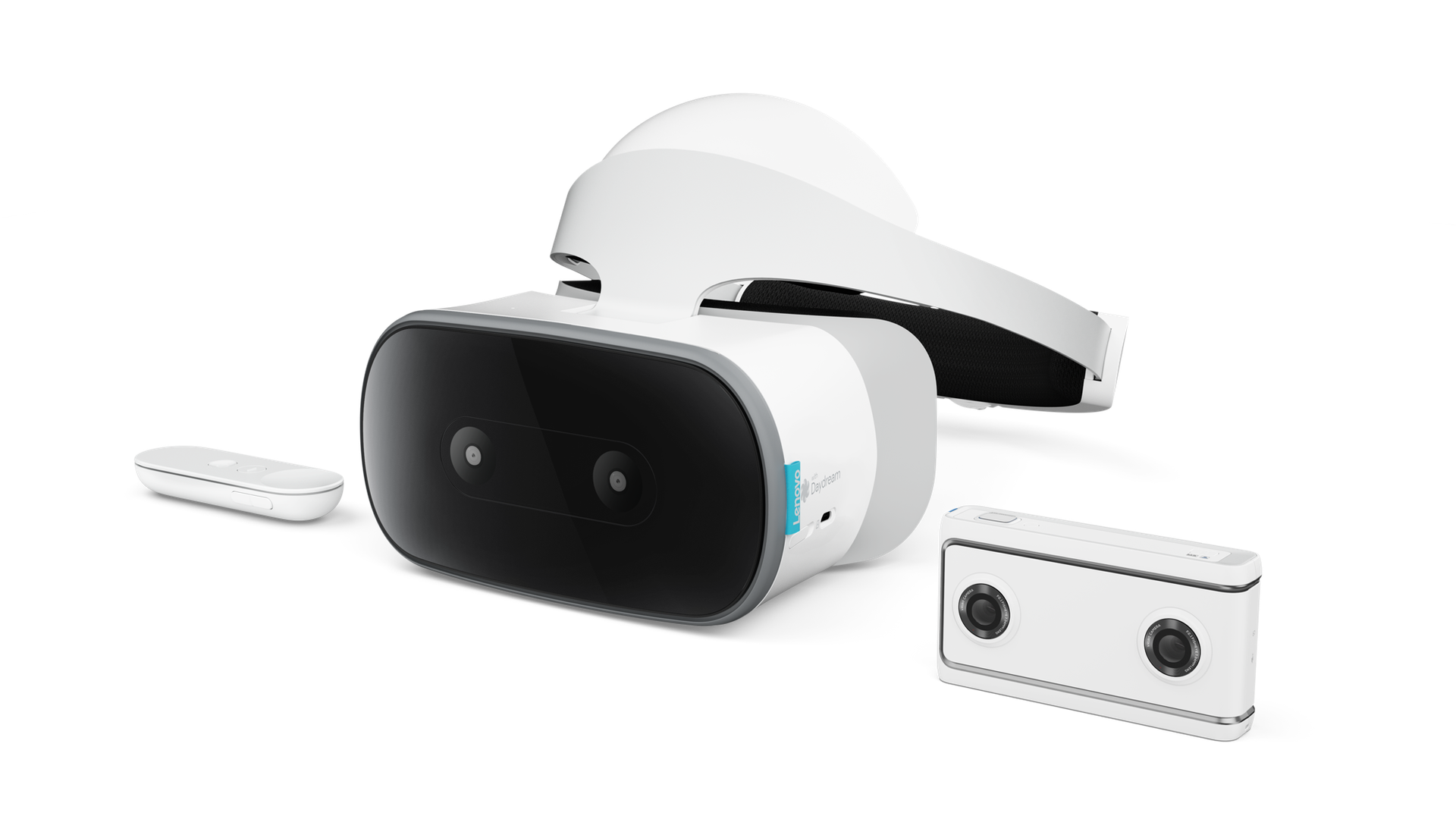 Lenovo's new standalone VR headset and 180-degree camera, developed with Google 