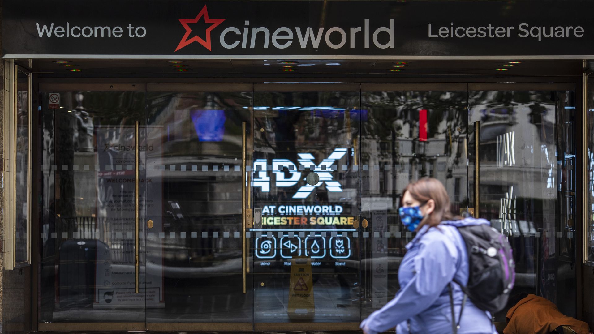 Exterior shot of Cineworld