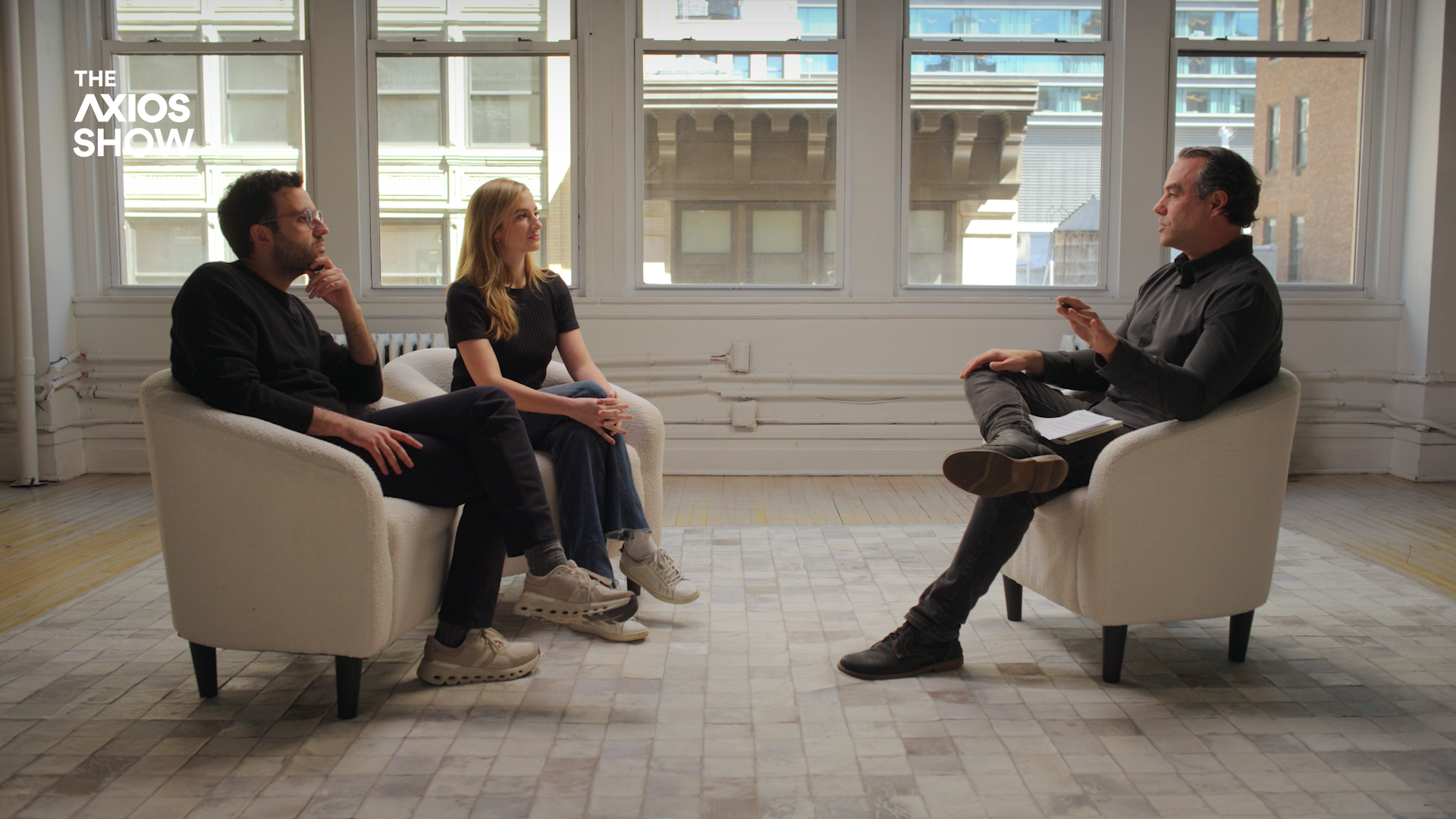 Kalshi co-founders Tarek Mansour and Luana Lopes Lara on The Axios Show