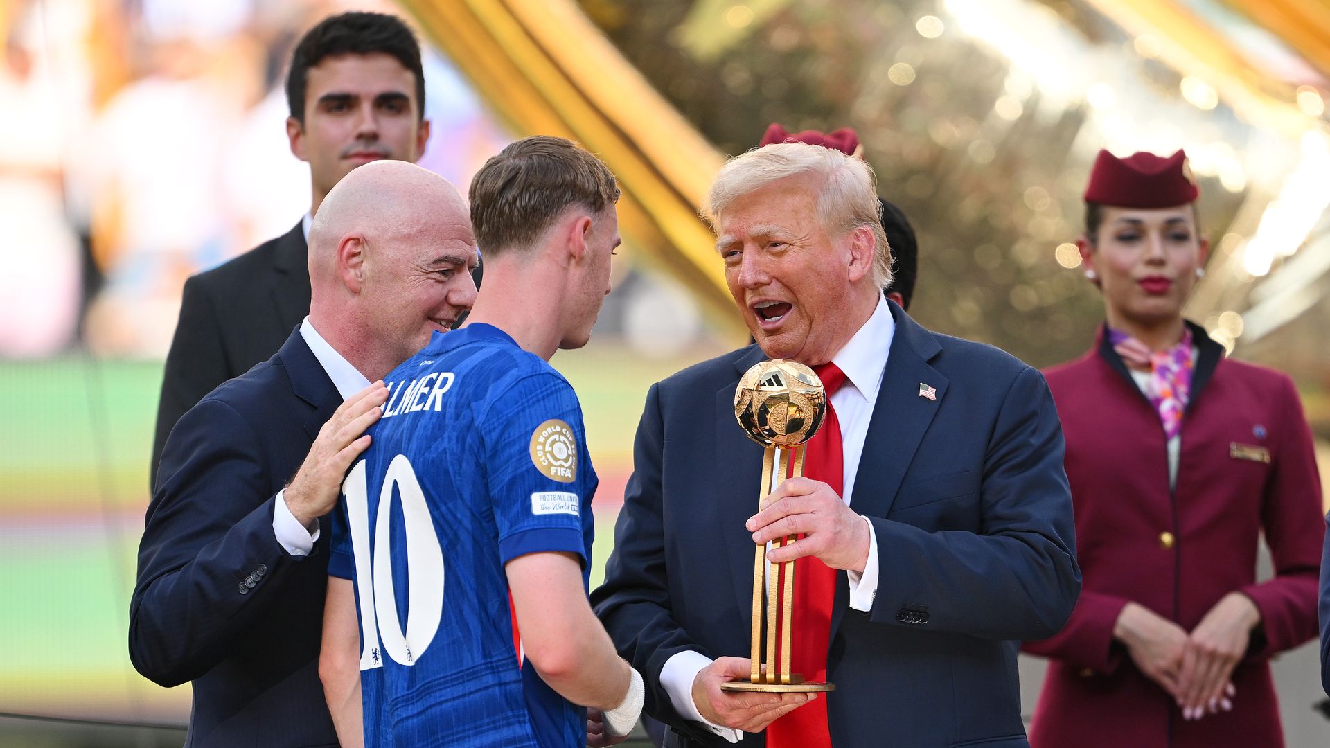 Trump booed as Chelsea win FIFA Club World Cup final on shooting anniversary, in photos