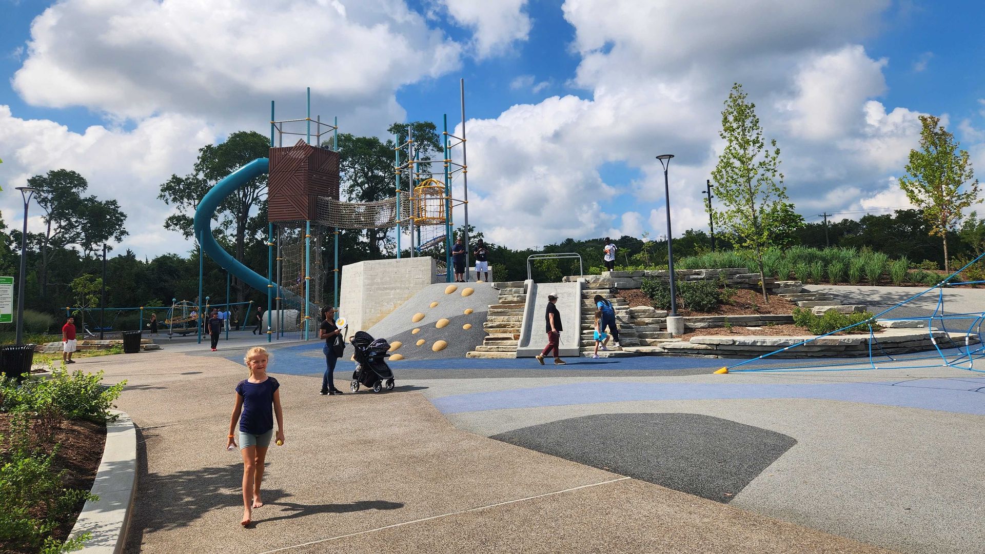 A giant jungle gym