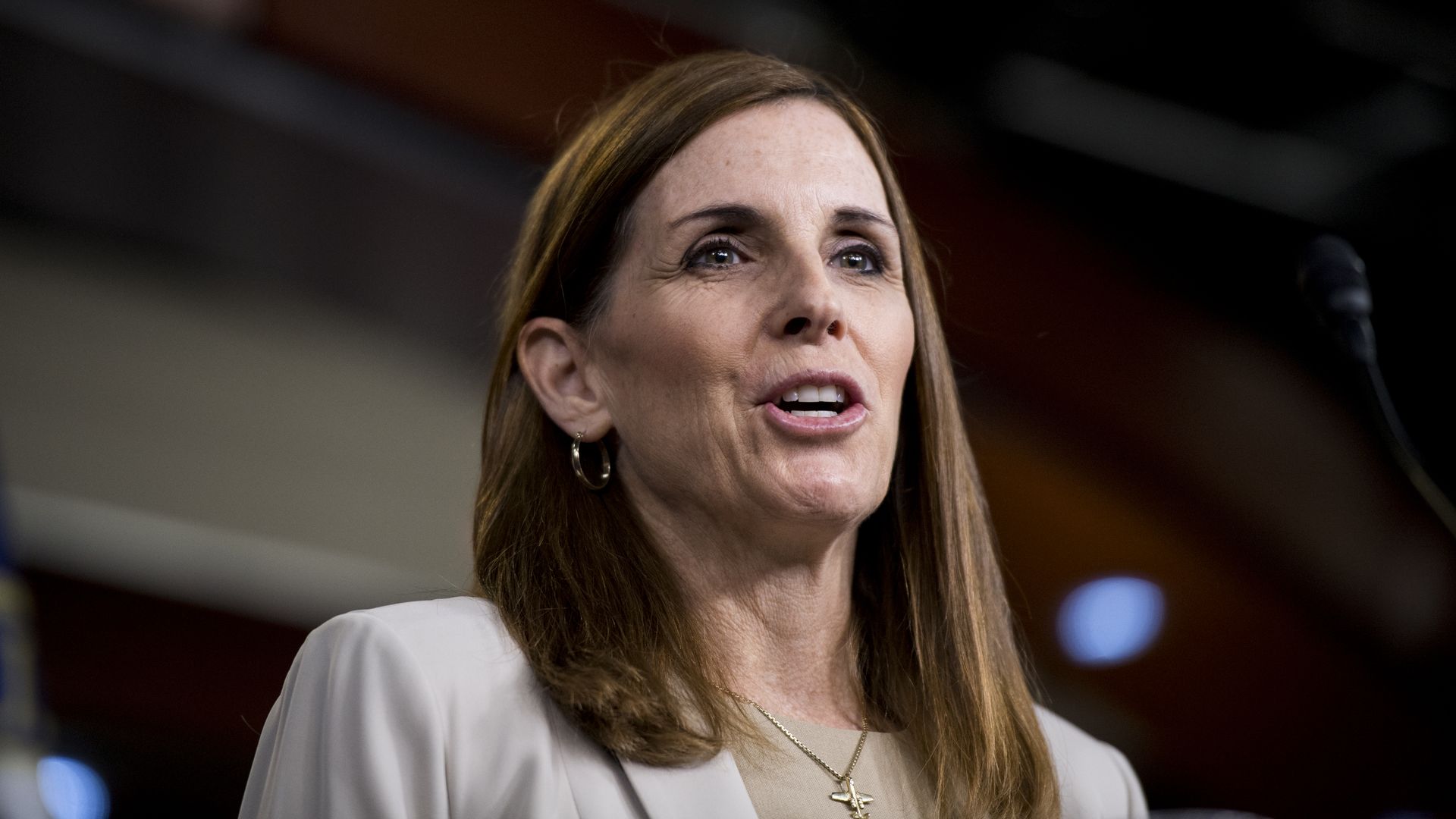 Rep. Martha McSally (R-Ariz.), running for the Senate seat being vacated by retiring Republican Sen. Jeff Flake.