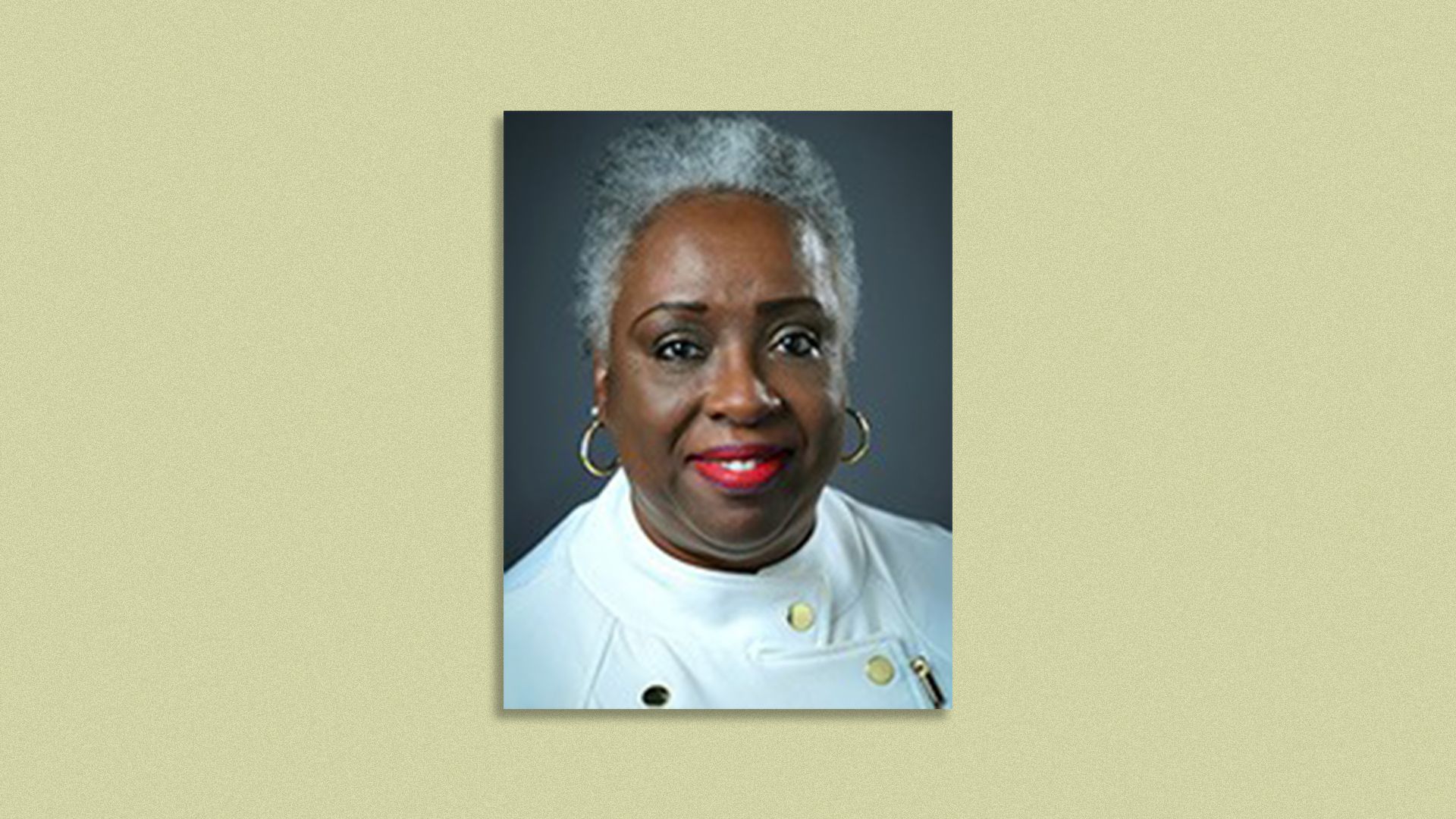 Portrait of Sharon Hurt.