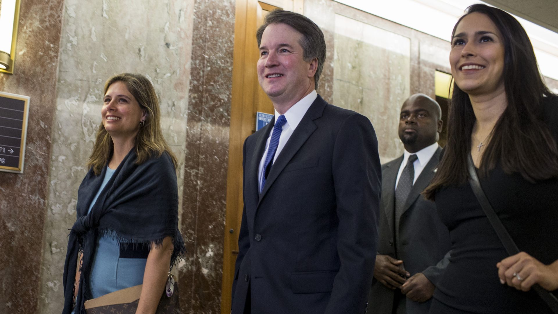 Supreme Court Nominee Brett Kavanaugh on Capitol Hill. Photo: Zach Gibson/Getty Images