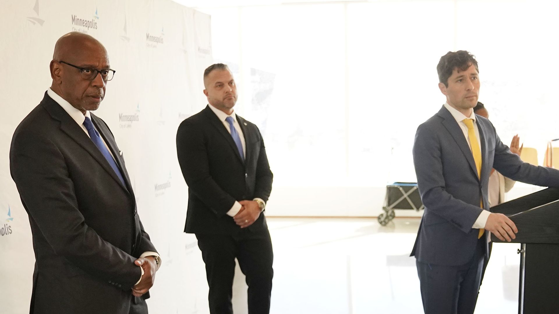 Cedric Alexander, Brian O'Hara and Jacob Frey