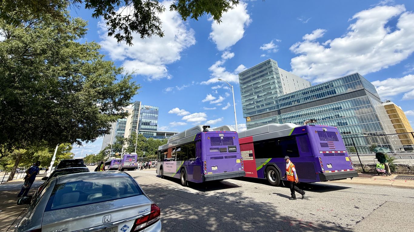 GRTC bus crash injures 10 at downtown Richmond station