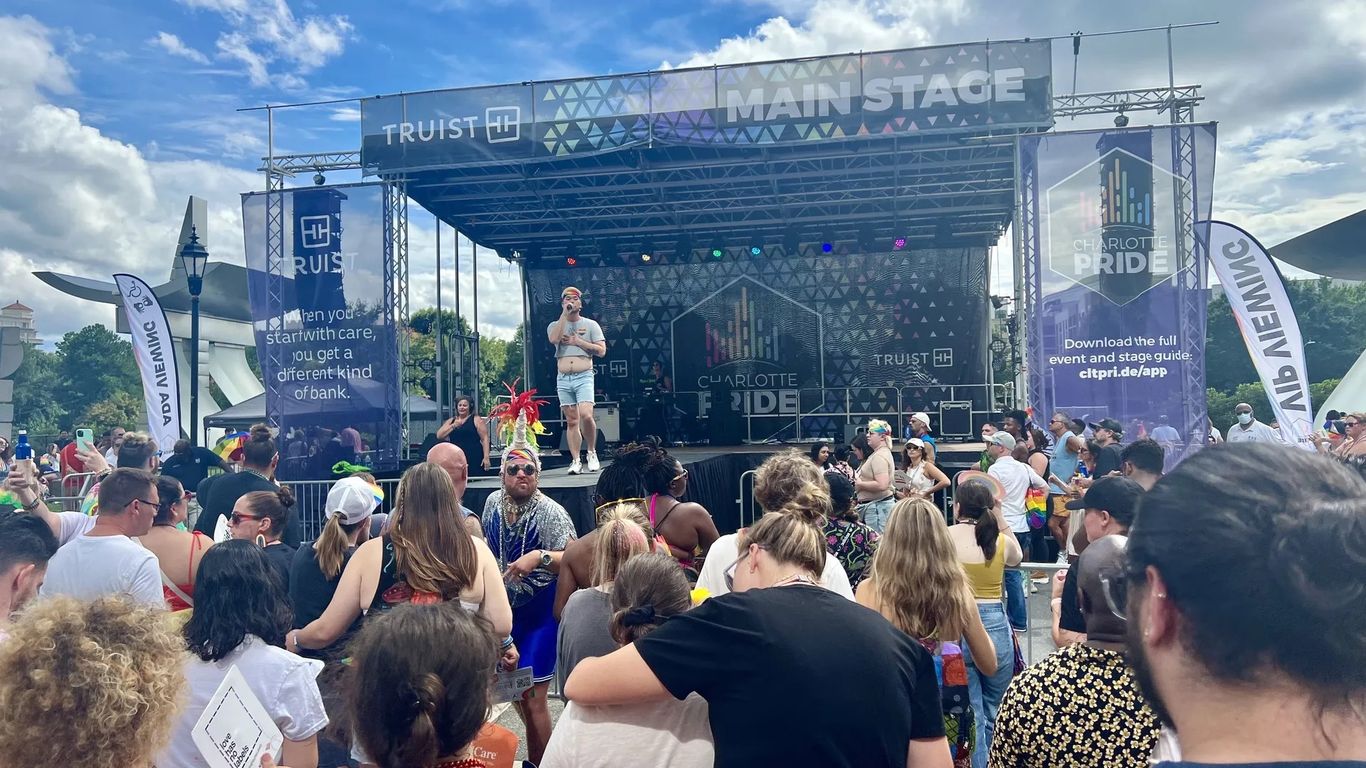 🏳️‍🌈 Charlotte Pride parade and festival 2024 Axios Charlotte