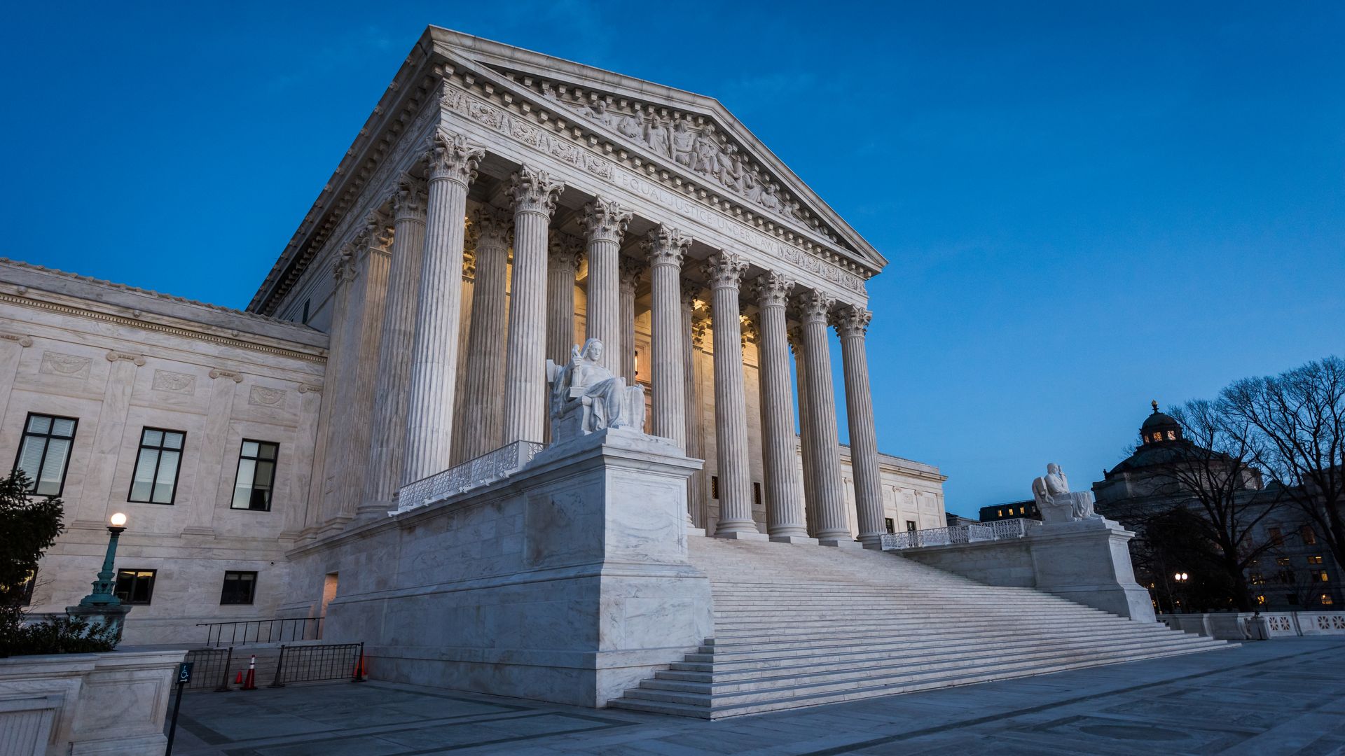 The U.S. Supreme Court building in Washington DC
