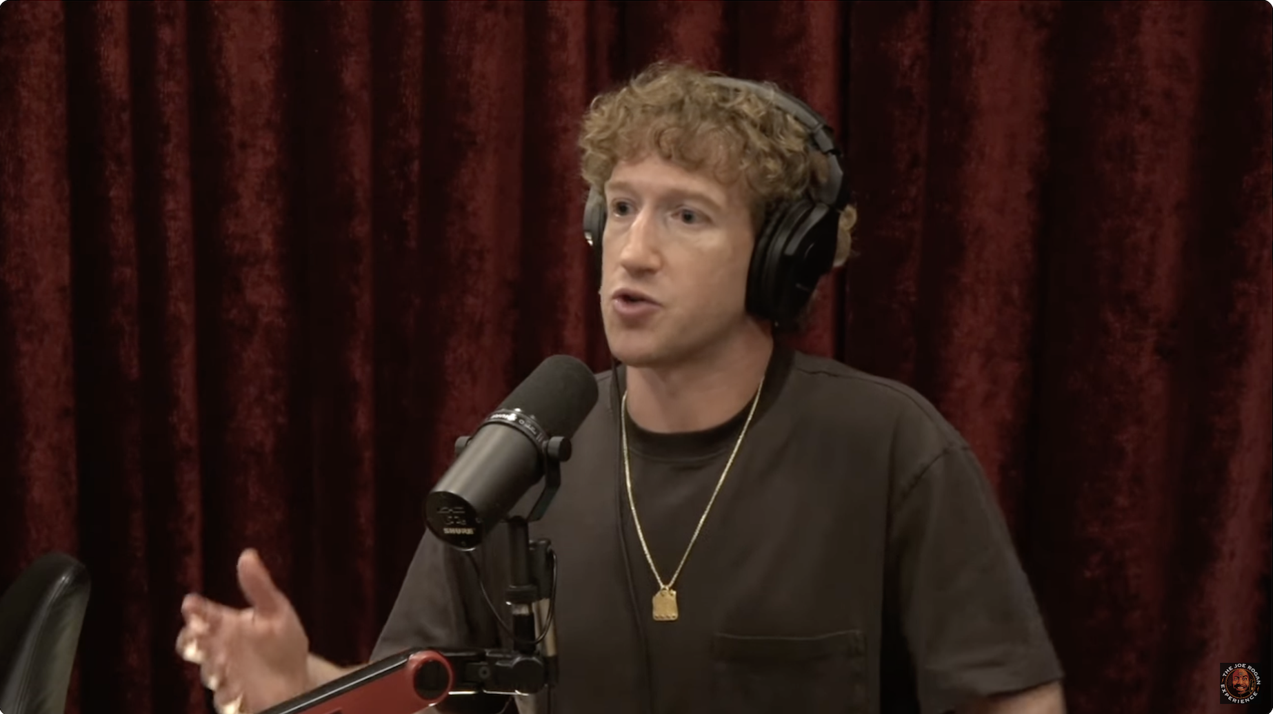 Mark Zuckerberg on Joe Rogan. Screenshot