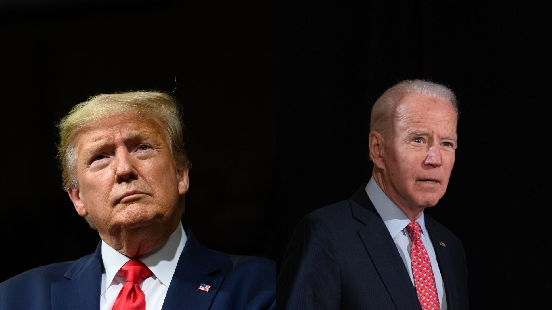 Donald Trump and Joe Biden