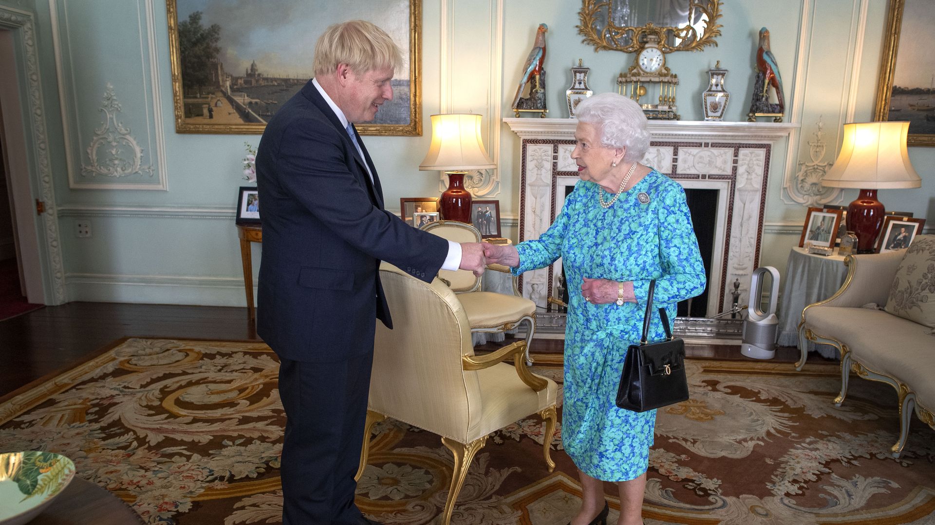 Boris Johnson and Queen Elizabeth II