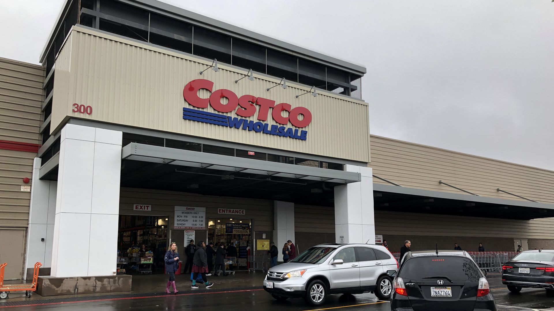 A view of a Costco store on December 12, 2019 in Novato, California.
