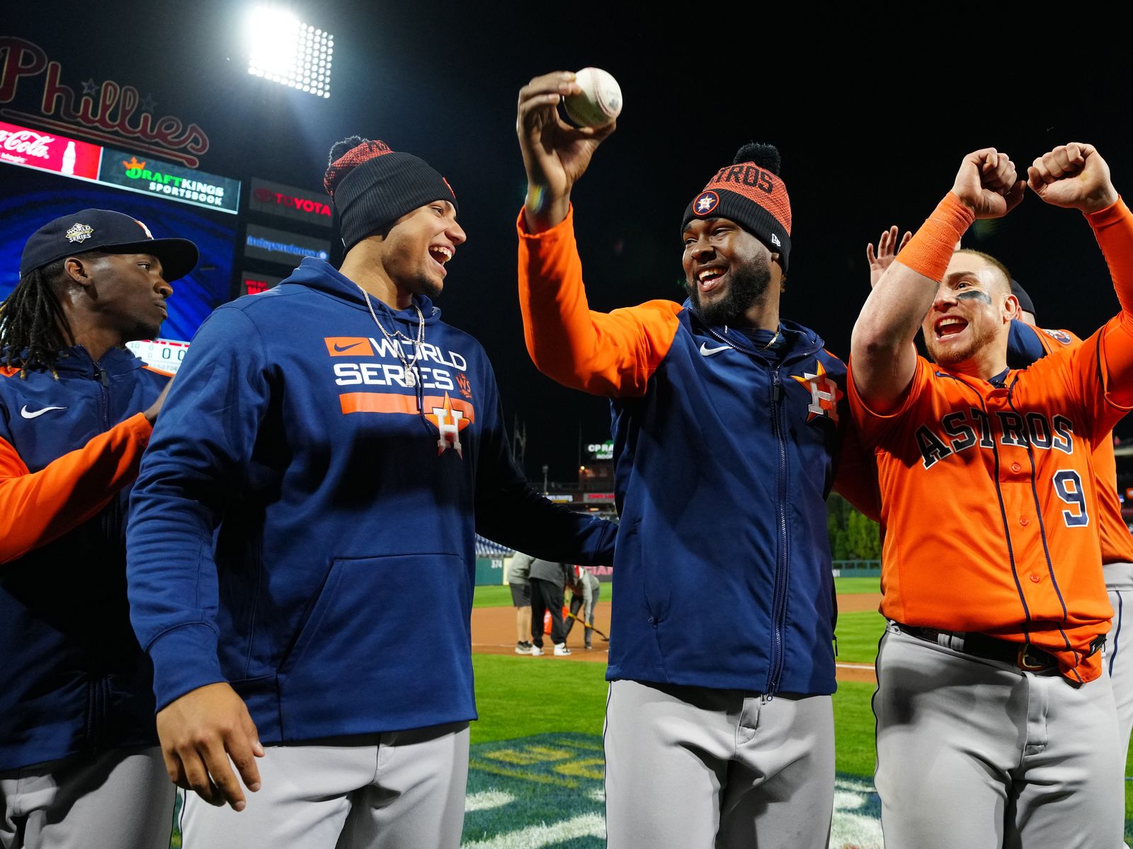 Astros' Javier, bullpen combine for 2nd no-hitter in World Series history  in series-tying win over Phillies