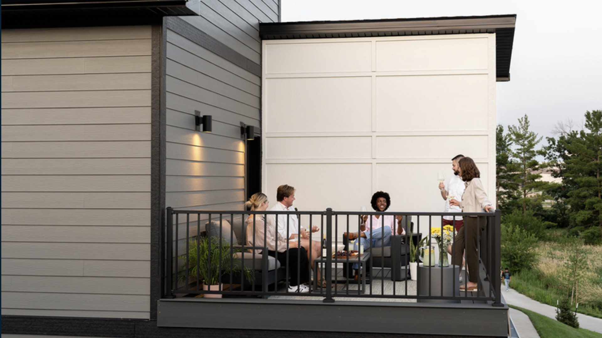 Rooftop patio of the Rialto